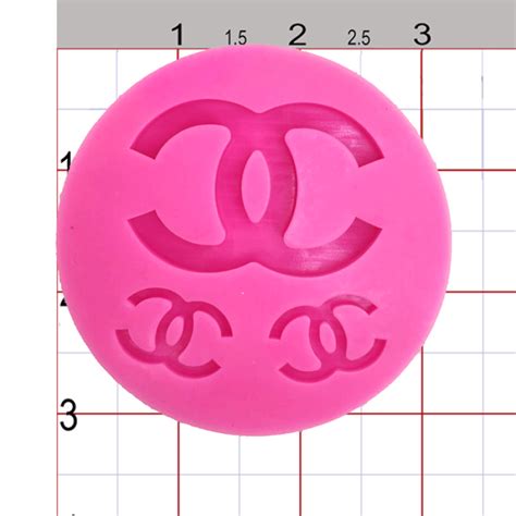 chanel silicone logo mold.